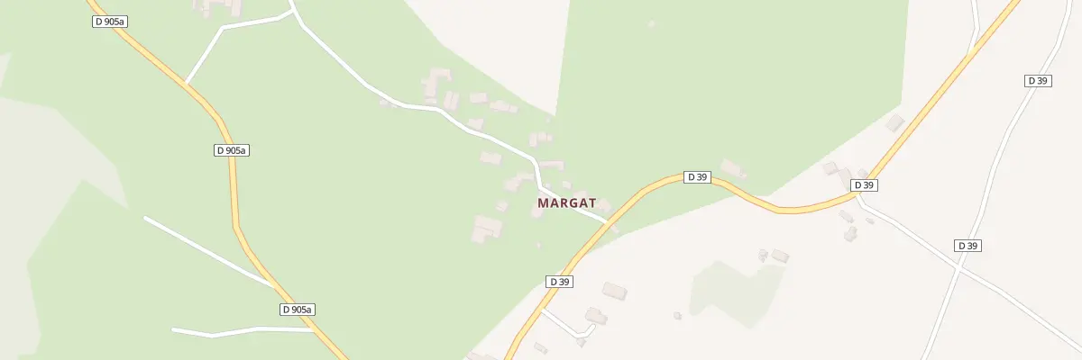Plan du 5400 Margat à La Salvetat-Peyralès