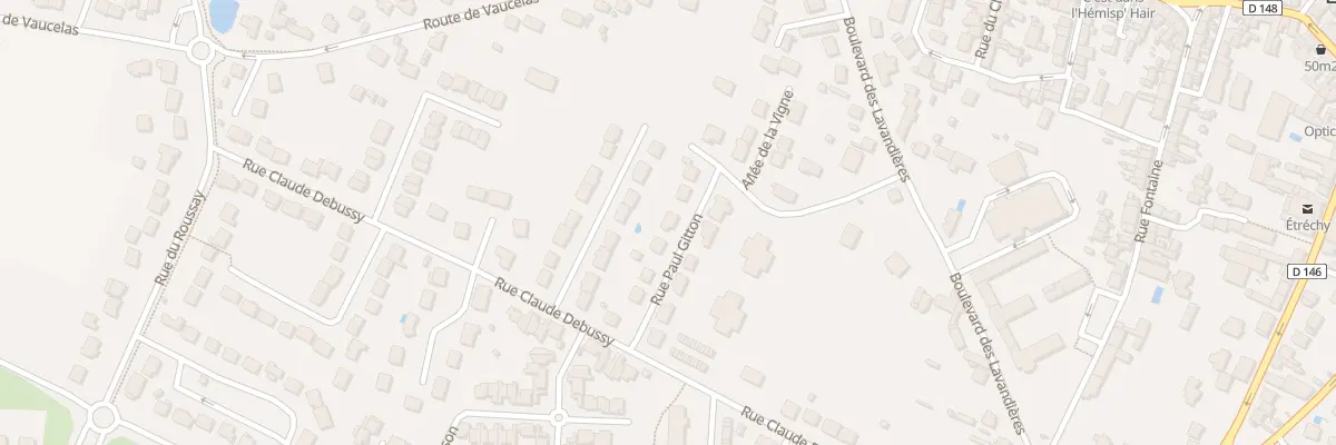 Plan du 9 Rue Paul Gitton à Étréchy