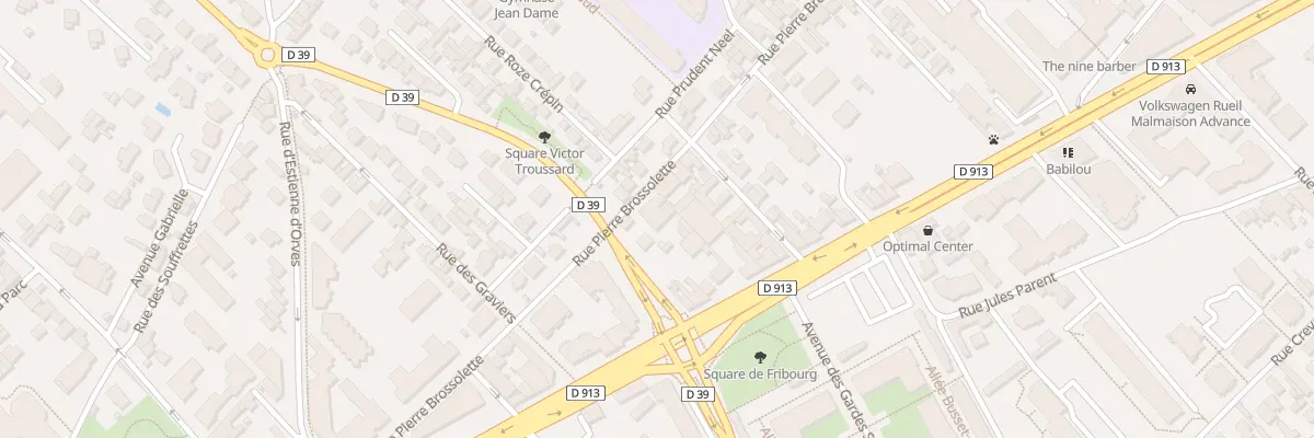 Plan du 40 Rue Pierre Brossolette à Rueil-Malmaison