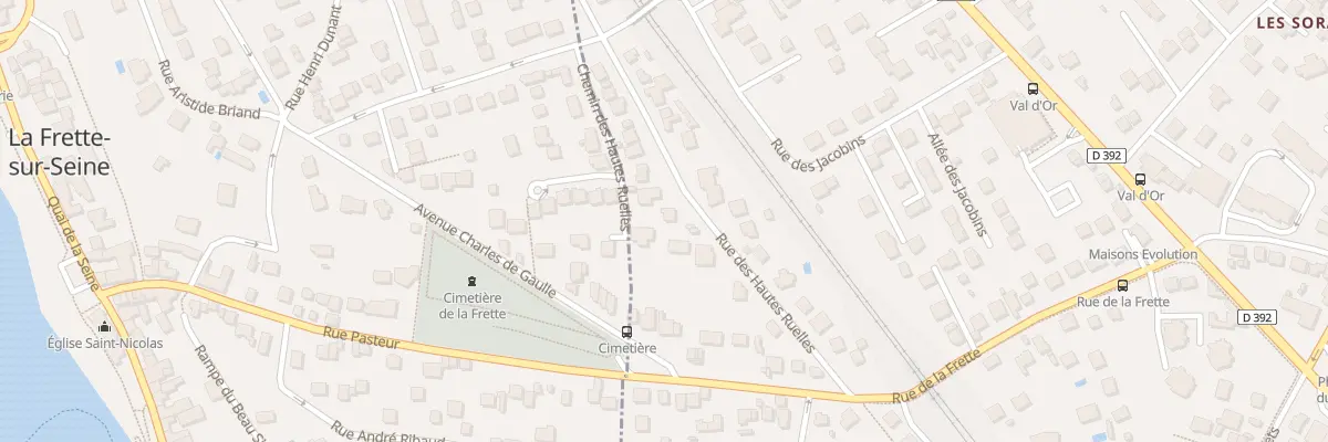 Plan du 15 Rue des Hautes Ruelles à Cormeilles-en-Parisis