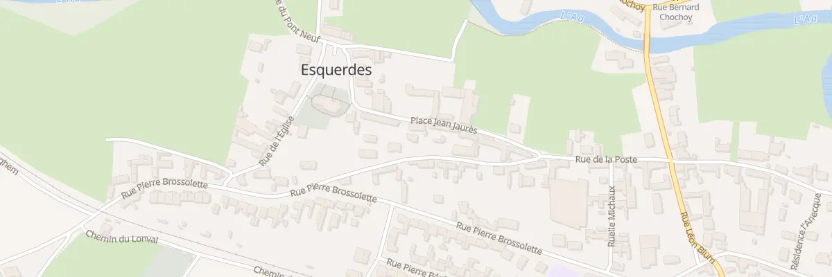 Plan du 277 Rue de la Poste à Esquerdes