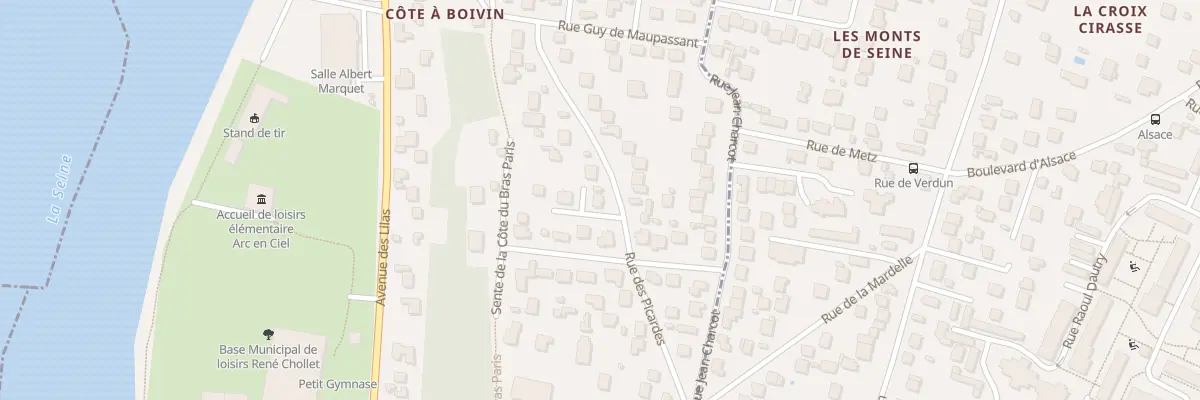 Plan du 22 Rue des Picardes à La Frette-sur-Seine
