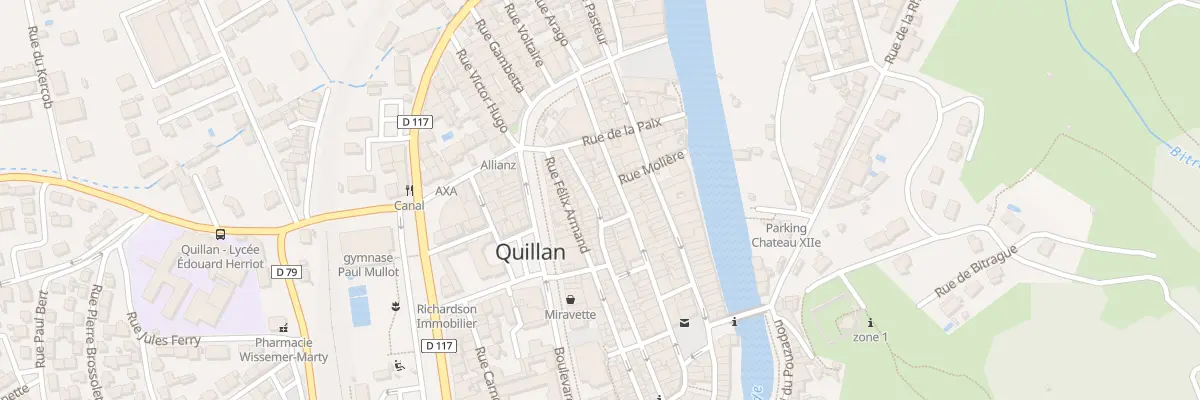 Plan du 66 Rue Joseph Erminy à Quillan