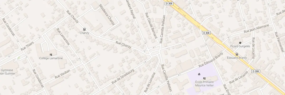 Plan du 4 Rue Chanzy à Houilles