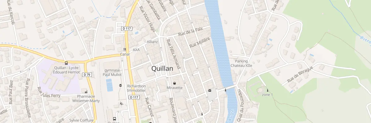 Plan du 54 Rue Joseph Erminy à Quillan
