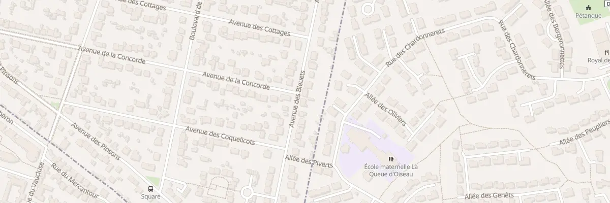 Plan du 115 Av des Bleuets à Orsay