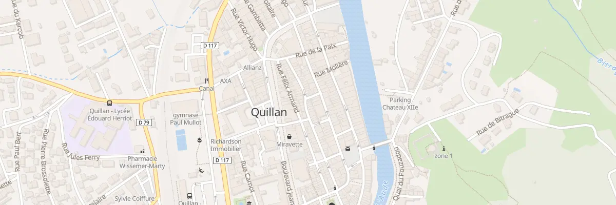 Plan du 52 Rue Joseph Erminy à Quillan