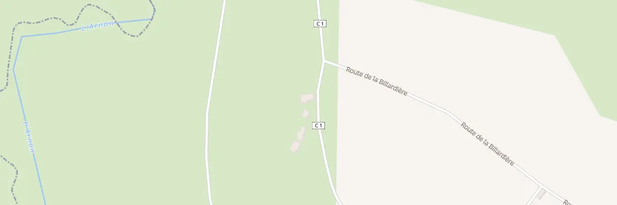 Plan du 96A Les Landois à Touchay