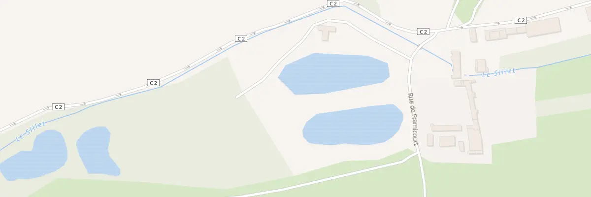 Plan du 70 Rue de FRAMICOURT à Ponchon