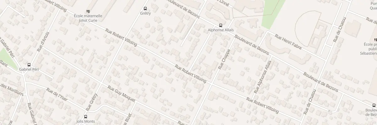 Plan du 123B Rue Robert Villoing à Sartrouville