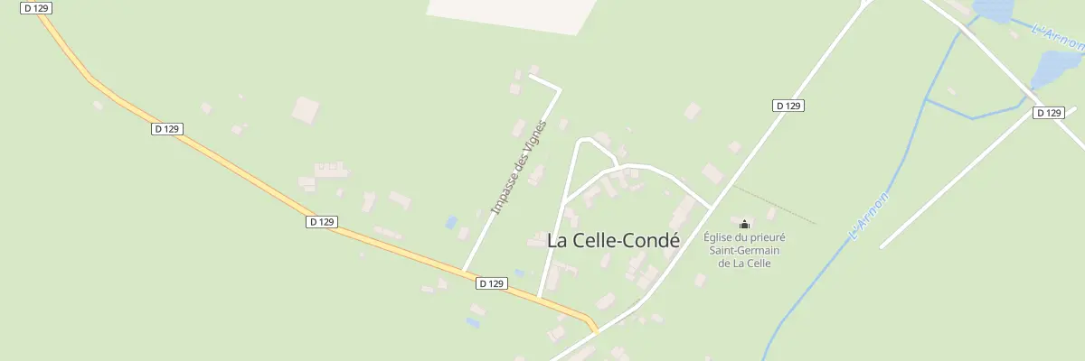 Plan du 5 Rte Ancienne Gare à La Celle-Condé