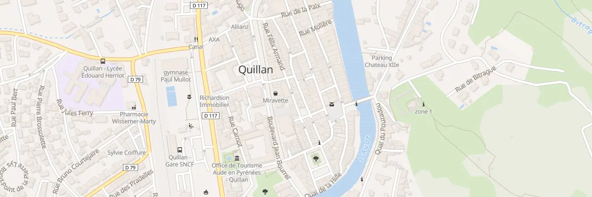 Plan du 30 Rue Félix Armand à Quillan