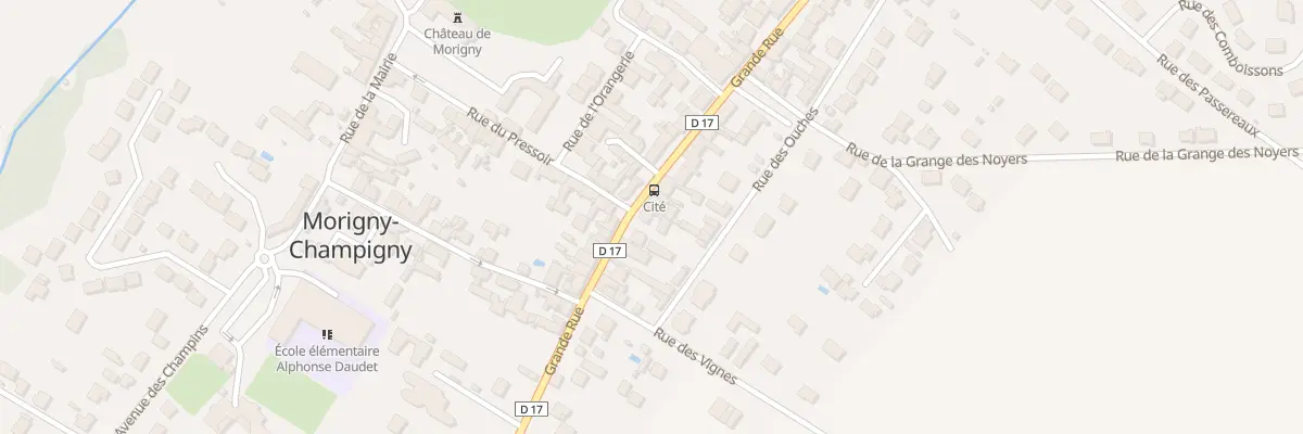Plan du 14 Grande Rue à Morigny-Champigny