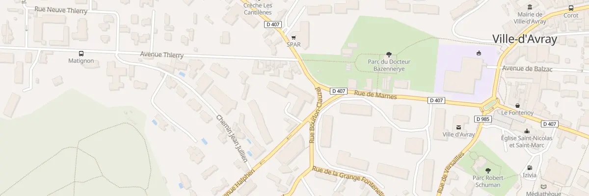 Plan du 9 Rue de Marnes à Ville-d’Avray