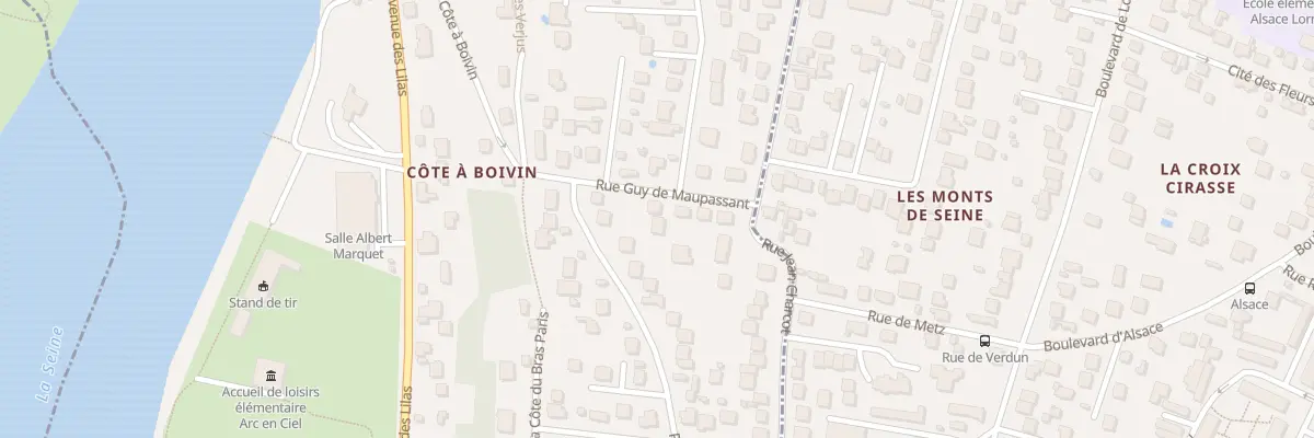 Plan du 5 Rue des Picardes à La Frette-sur-Seine