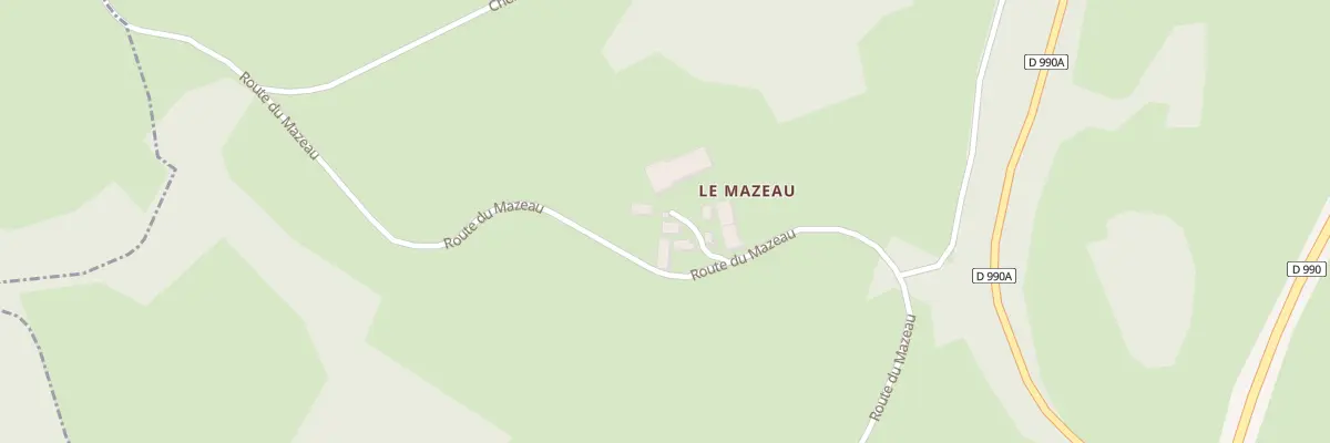 Plan du 5055 Le Mazeau à Saint-Maixant
