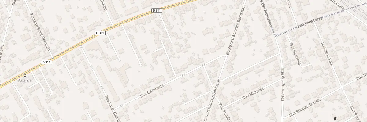 Plan du 22 Rue Gambetta à Carrières-sur-Seine