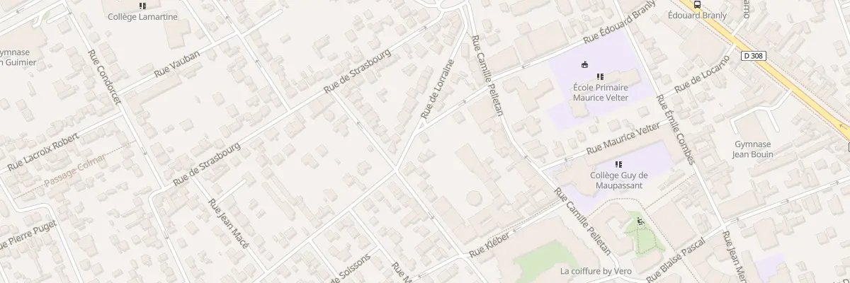 Plan du 2 Rue d’Alsace à Houilles