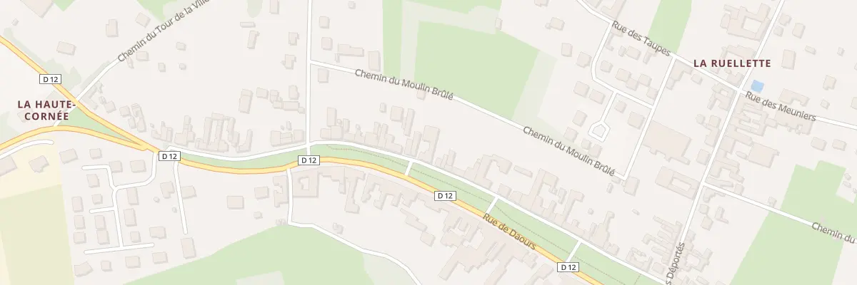 Plan du 466 Rue de Daours à Vignacourt