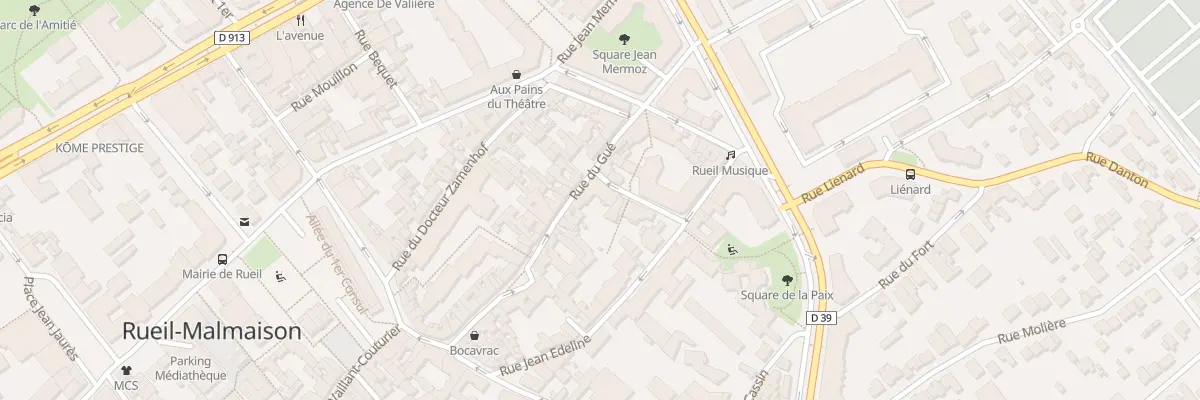 Plan du 9 Rue du Gué à Rueil-Malmaison