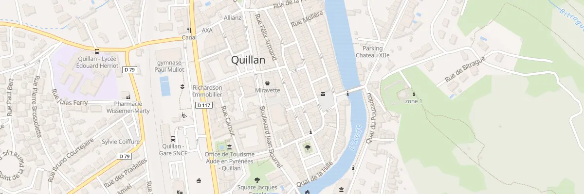 Plan du 26 Rue Félix Armand à Quillan
