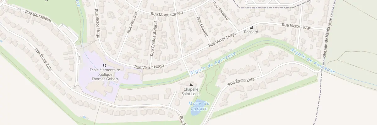 Plan du 66 Rue Victor Hugo à Saclay