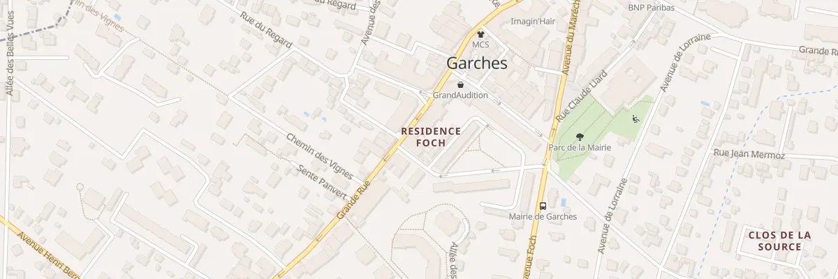 Plan du 211 Gr Grande Rue à Garches