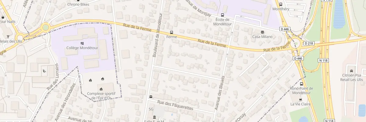 Plan du 14 Rue des Roitelets à Orsay