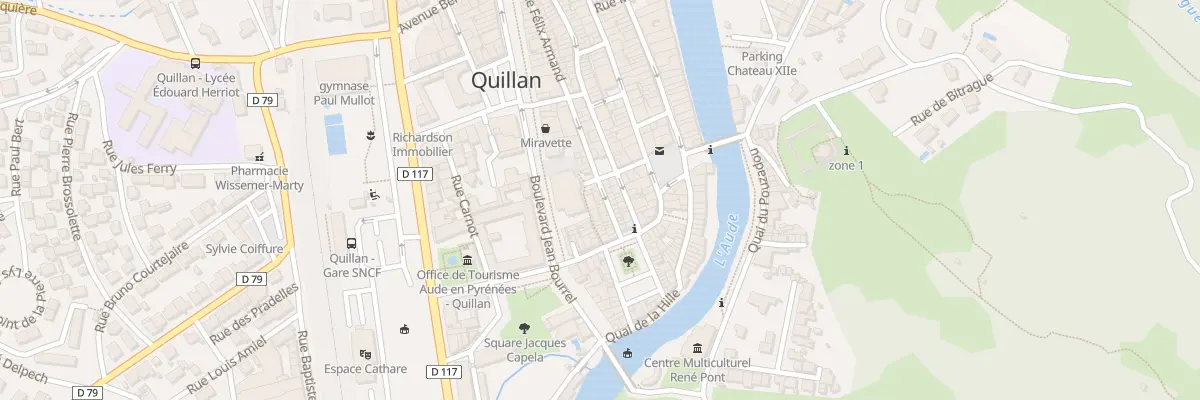 Plan du 17 Rue Félix Armand à Quillan