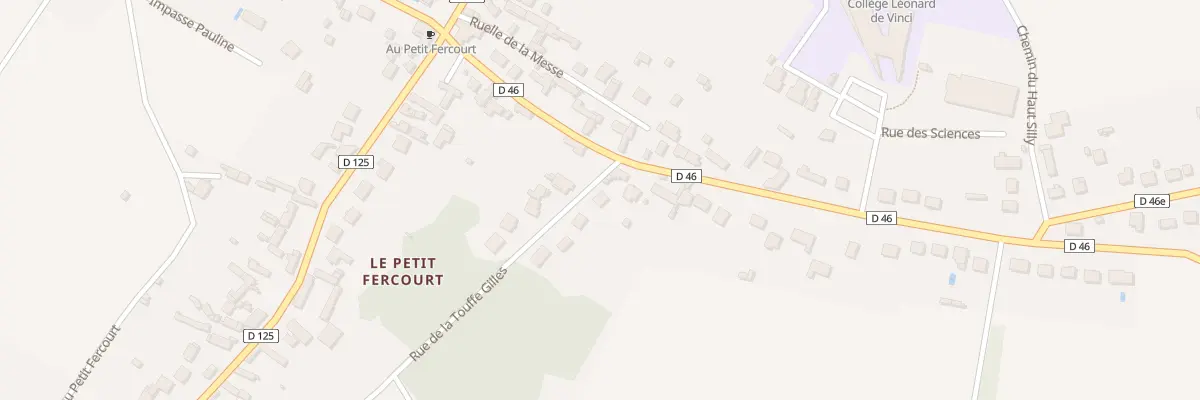Plan du 1 Rue de la Touffe Gilles à Sainte-Geneviève