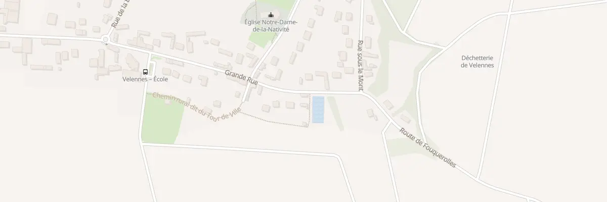 Plan du 62 Gr Grande Rue à Velennes