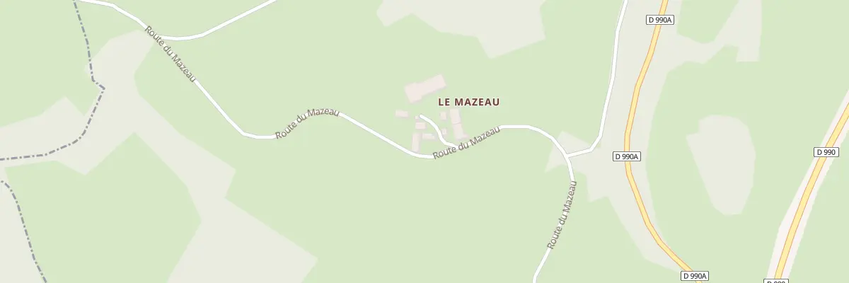 Plan du 5056 Le Mazeau à Saint-Maixant
