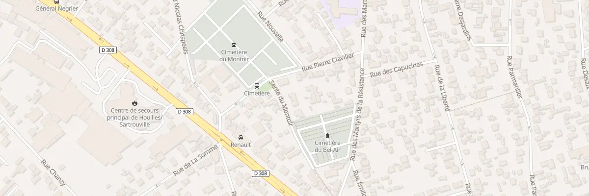 Plan du 10 Sen du Montoir à Houilles