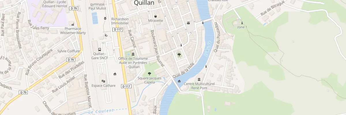 Plan du 4 Pl Paulin Nicoleau à Quillan