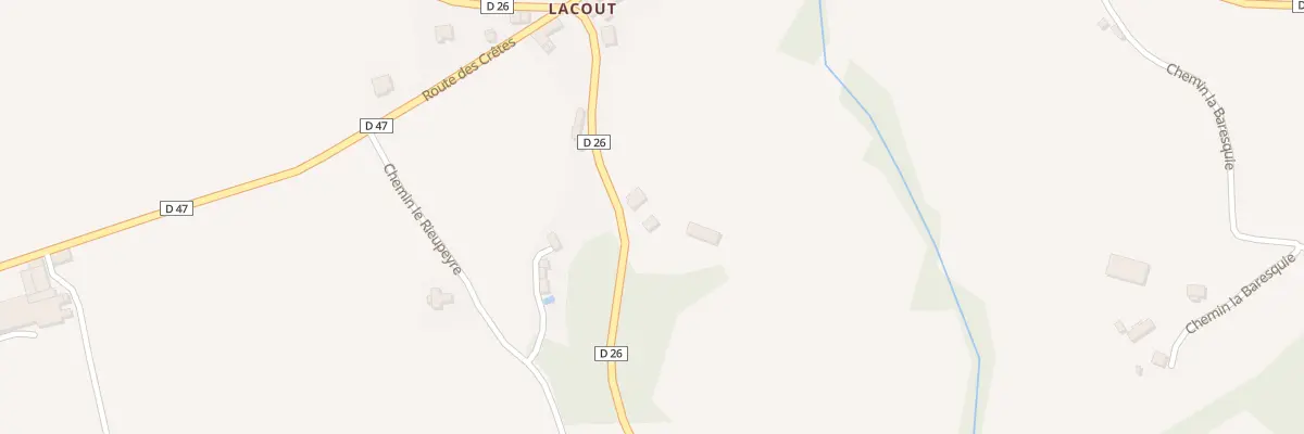 Plan du 5087 Lacout à Compolibat