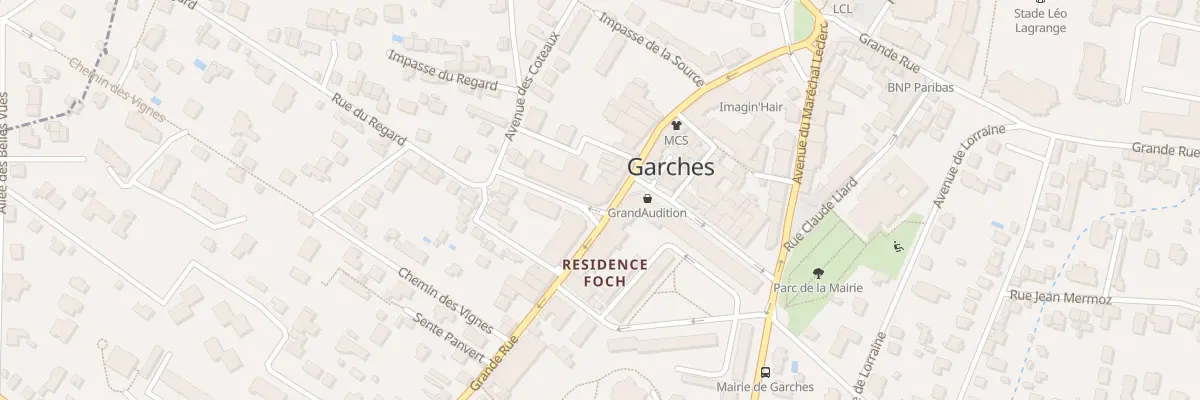 Plan du 6 Rue du Regard à Garches