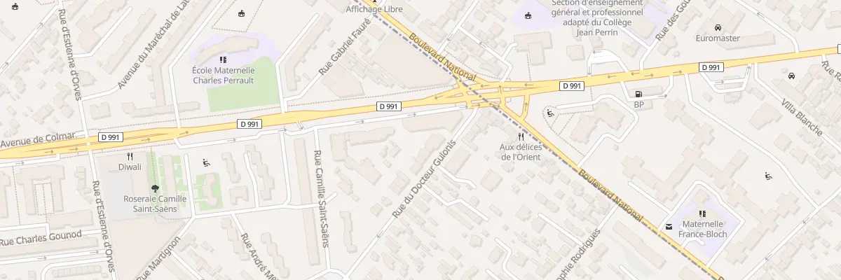 Plan du 9 Av de Colmar à Rueil-Malmaison