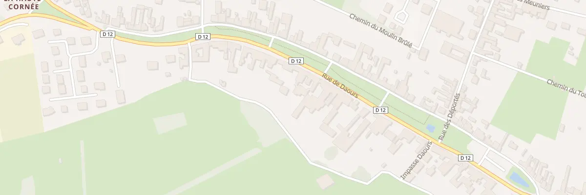 Plan du 395 Rue de Daours à Vignacourt