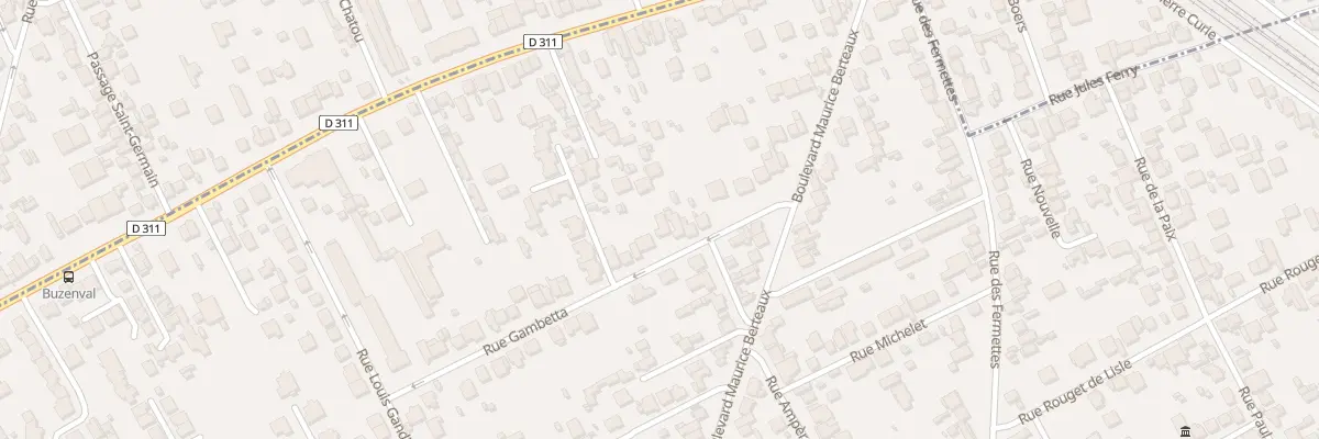 Plan du 20 Rue Gambetta à Carrières-sur-Seine
