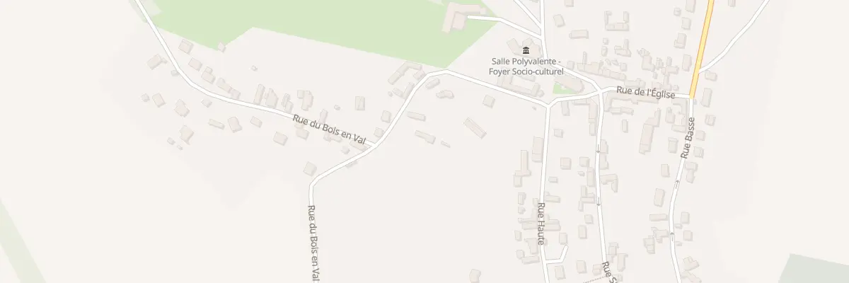 Plan du 6B Rue du Bois En Val à Mortefontaine-en-Thelle