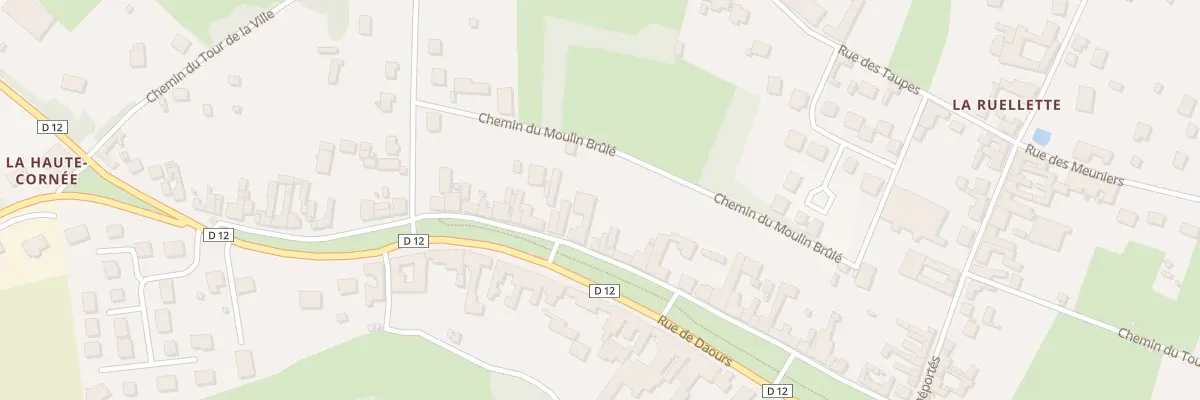 Plan du 460 Rue de Daours à Vignacourt