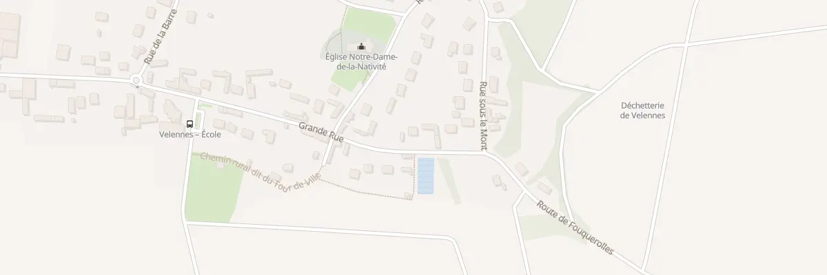 Plan du 65 Gr Grande Rue à Velennes