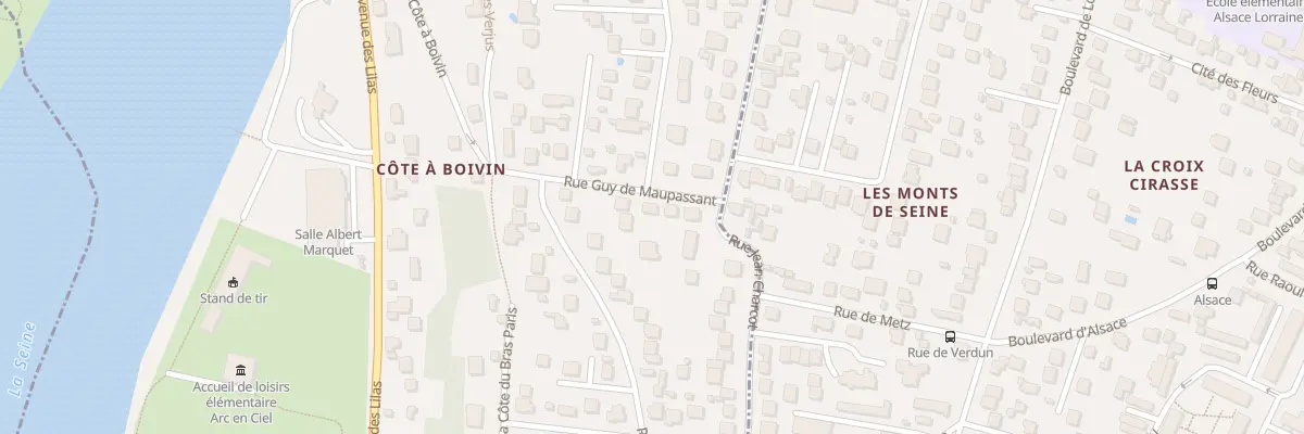 Plan du 4B Rue Guy de Maupassant à La Frette-sur-Seine