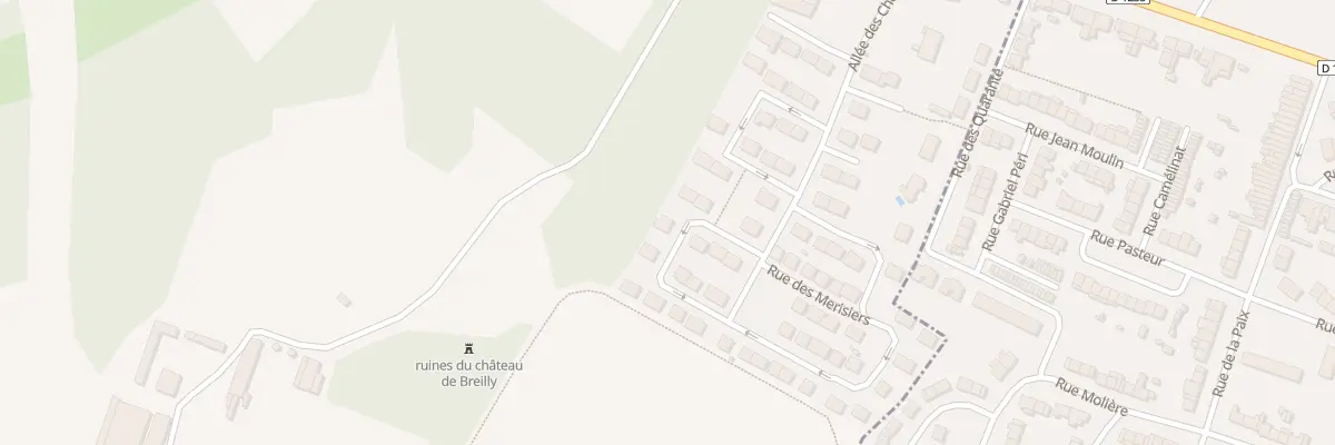 Plan du 10 Rue des Acacias à Breilly
