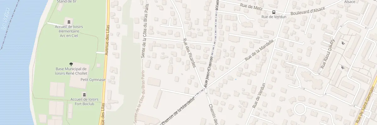 Plan du 36 Rue des Picardes à La Frette-sur-Seine