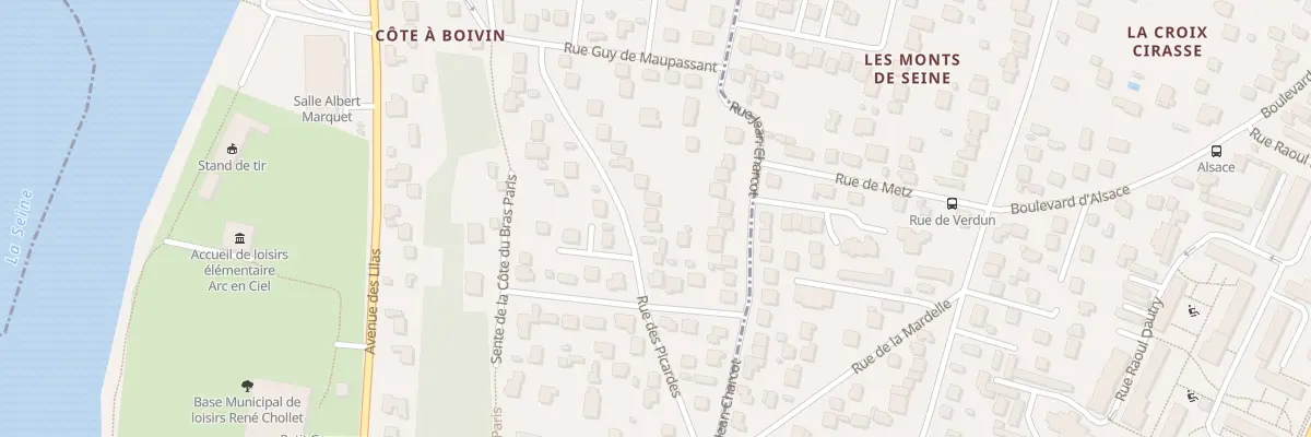 Plan du 23 Rue des Picardes à La Frette-sur-Seine
