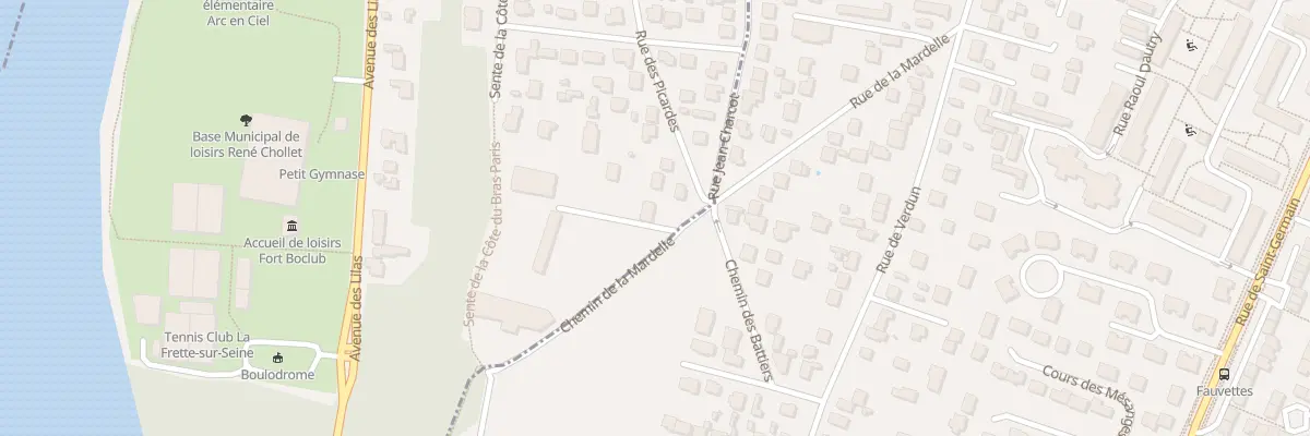 Plan du 48 Rue des Picardes à La Frette-sur-Seine