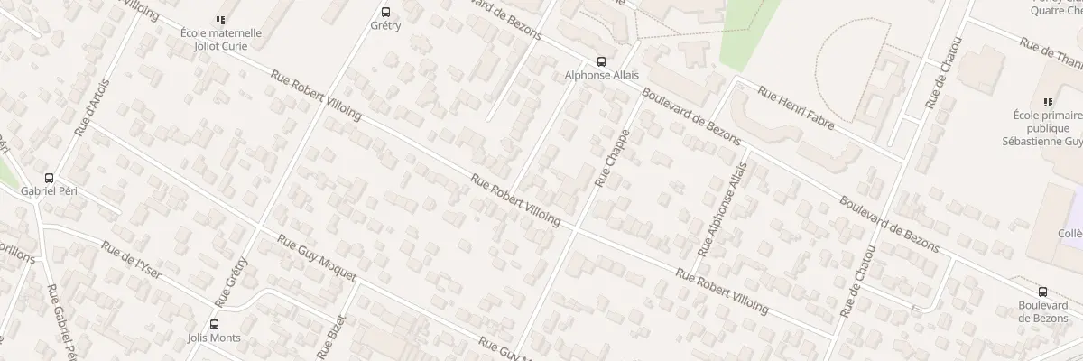 Plan du 129 Rue Robert Villoing à Sartrouville