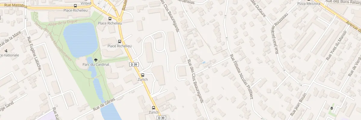 Plan du 14 Rue Clos Beauregards à Rueil-Malmaison