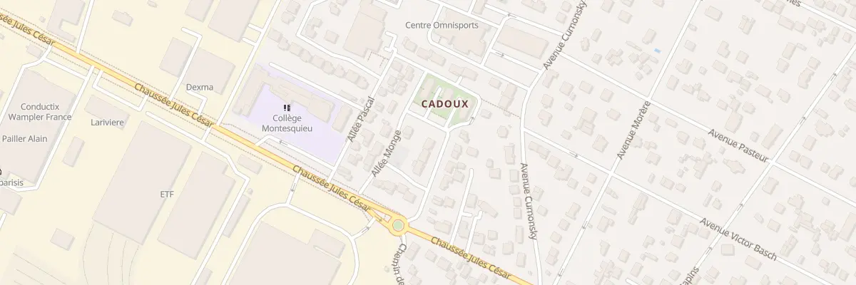Plan du 7 Voie Cadoux à Beauchamp